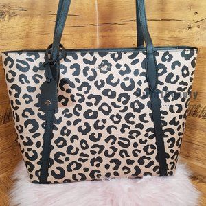kate spade leopard tote bolsa